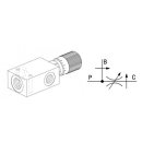 3-Wege Stromregelventil, RFP9012A, 1/2 Zoll, 2 l/min - 50 l/min, max. D 90 l/min