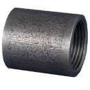 Stahlfitting Muffe, Typ 16, IG, R 1/2 x 15 mm Zoll, schwarz
