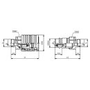 Schott-Steck-Kupplungsmuffe , Schneidringanschluss, BG 3, 08L, Serie HP