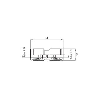 GE-Steckverbinder, Typ Steck R26 08 08, 8 mm, 8 mm