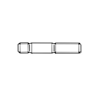 Stiftschraube, Einschraubende, 1,25 d, DIN 939, M8, Stahl verzinkt