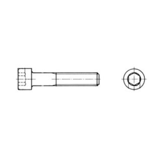 Zylinderschraube mit Innensechskant, DIN 912, 3/8-16UNC x 1 1/2